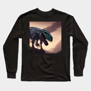 Dinosaur Looks at You Long Sleeve T-Shirt